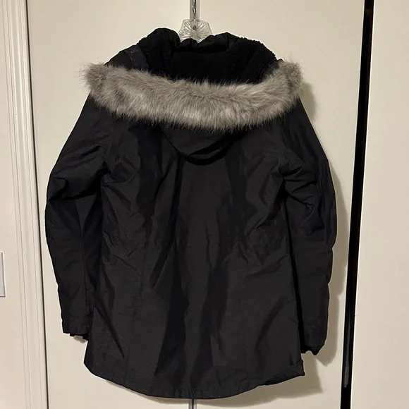 Columbia Charcoal Hooded Parka - Picture 4 of 4